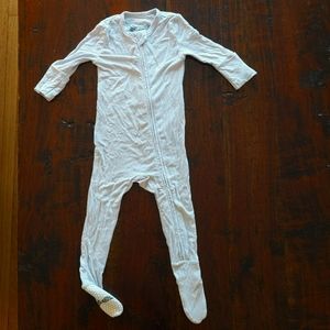 Free Birdees footie PJs in lilac: 6-12 mo